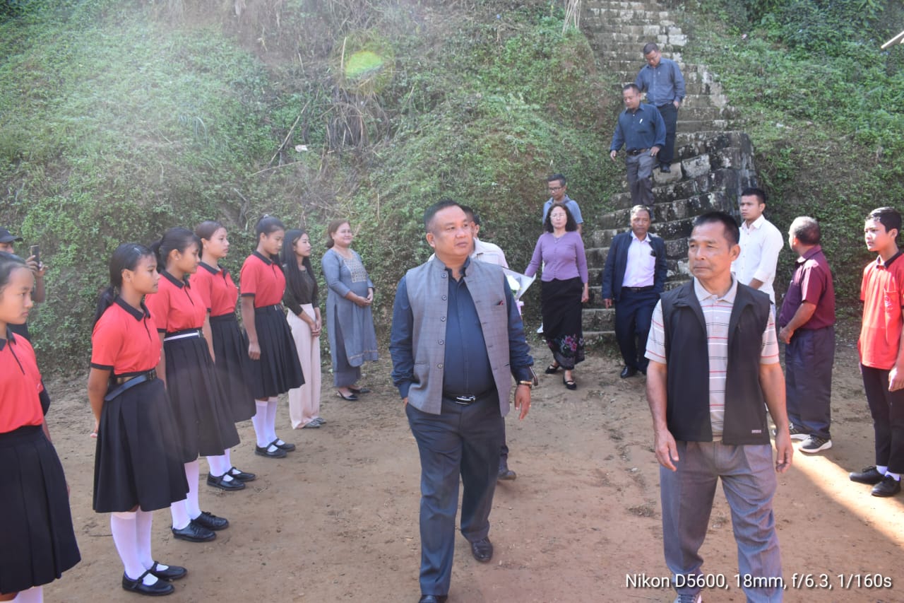 Dy. CEM visits schools in Siaha town