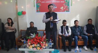Puhpa S. Lalremthanga, Hon’ble Dy. CEM, MADC ta Law & Judicial Department, MADC Advance Christmas Programme hmâkhei