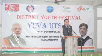 Puhpa S. Lalremthanga, Hon’ble Dy. CEM, MADC ta District Youth Festival / Yuva Utsav Programme hmâkhei