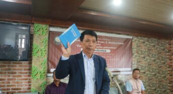 Deputy Chairman nata Forest EM of MADC ta Revd. NC. Vabeilua châbu palâhâh