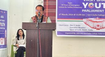 Puhpa T. Seido, EM, MADC ta Viksit Bharat District Level Youth Parliament 2026 Programme hmâkhei