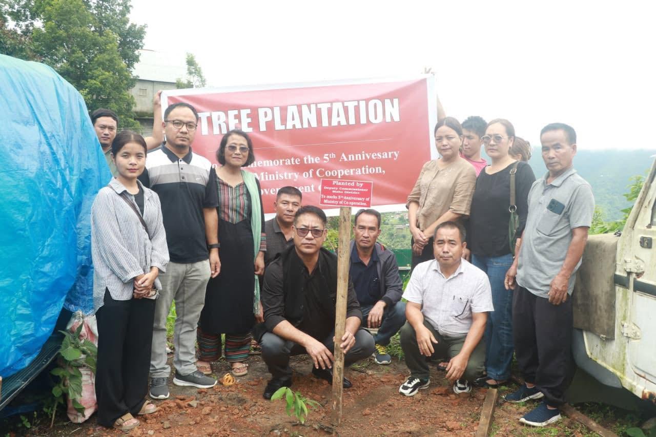 MADC Cooperation Department nata DCDC Siaha zy ta 5th Anniversary of the Ministry of Cooperation with Tree Plantation Drive hnei
