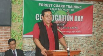 Puhpa S. Lalremthanga, Dy. CEM, MADC ta Forest Guard Trainees Convocation Programme hmâkhei
