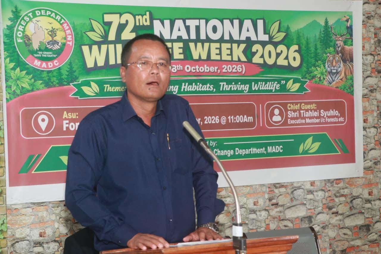 Puhpa Tiahlei Syuhlo, EM, MADC ta 72nd National Wildlife Week 2026 Programme hmâkhei