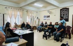 LAD Officers, Market staff, DTO, Addl.SP, RTO nata Chamber of Commerce Siaha zy joint meeting hneipa a châ
