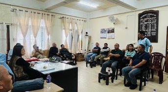 LAD Officers, Market staff, DTO, Addl.SP, RTO nata Chamber of Commerce Siaha zy joint meeting hneipa a châ
